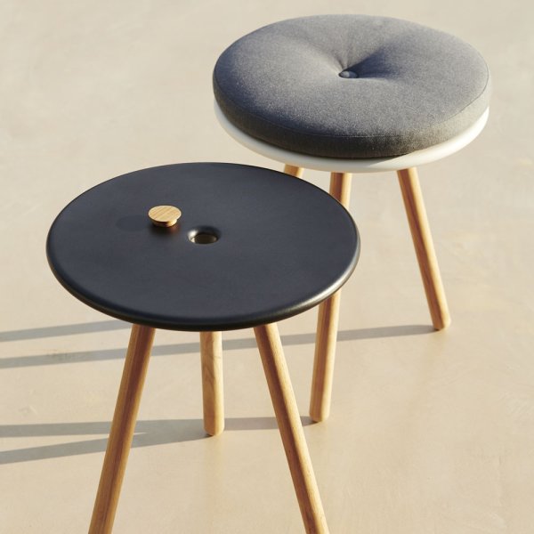 AREA Stool/Side Table - Cane-line Outdoor Collection - WGU Design Australia