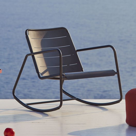 COPENHAGEN Rocking Chair - Cane-line Outdoor Collection - WGU Design