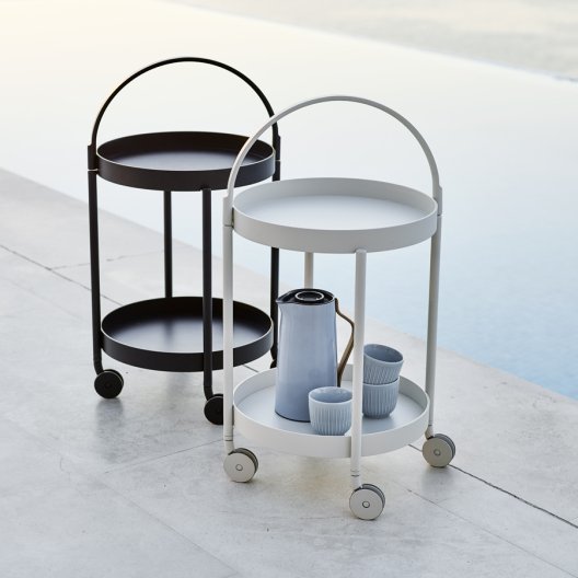 ROLL Trolley Table - Cane-line - WGU Design Outdoor