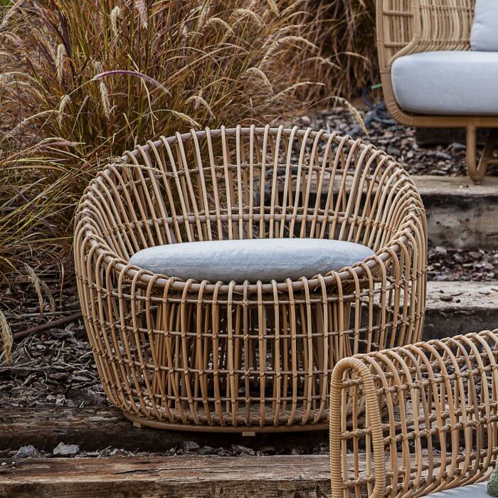 NEST Outdoor Round Chair - Cane-line Outdoor Collection - WGU Design Australia