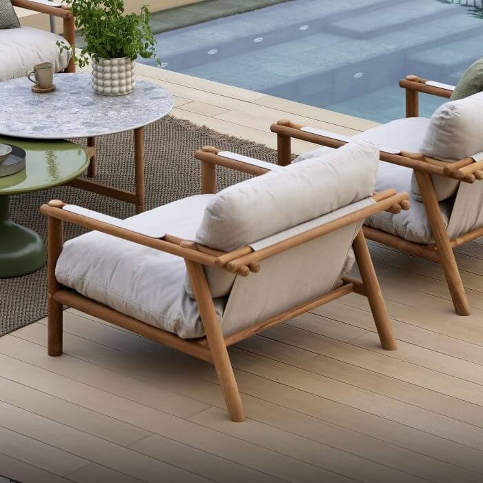 STICKS Lounge Chair - Cane-line Outdoor Collection - WGU Design