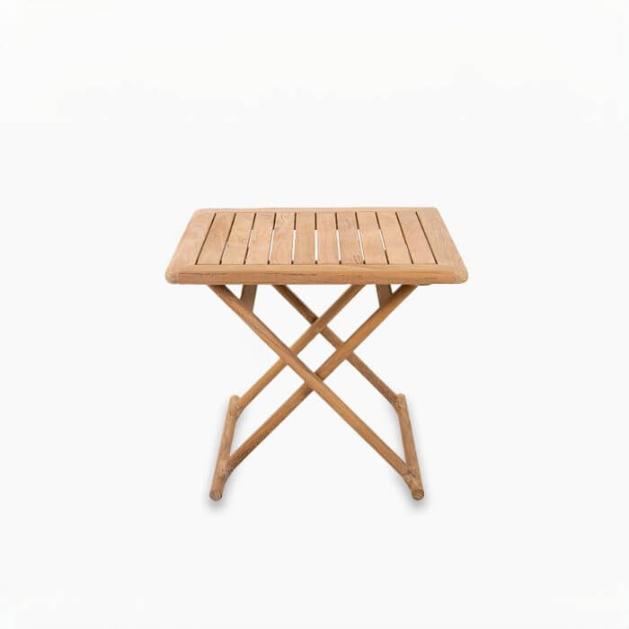 MARINA Yatch Folding Side Table - Cotswold Teak Outdoor Collection - WGU Design
